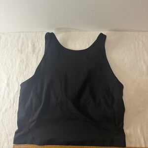 EUC Black Lululemon Tank Top With Built In Bra Size See Measurements NO TAG